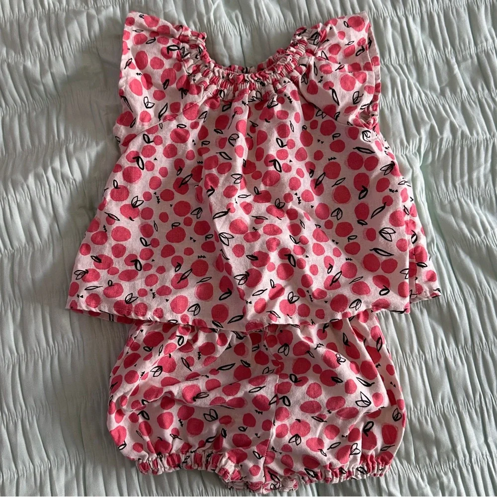Tea Collection Top and Bloomers Set 12-18 months